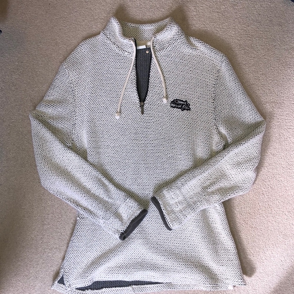 1/4 Zip Knit Wear Sweater
